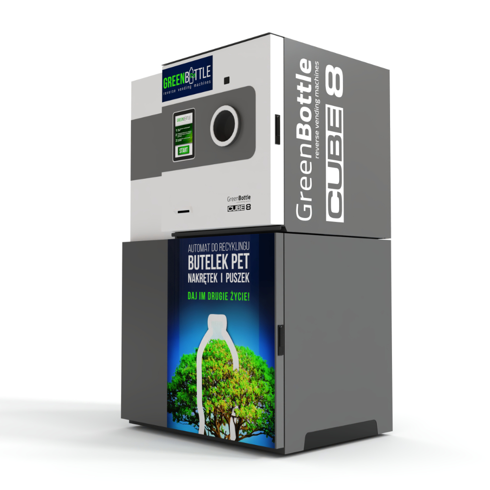 Butelkomat GreenBottle CUBE 8 M120 OUTDOOR - widok 2