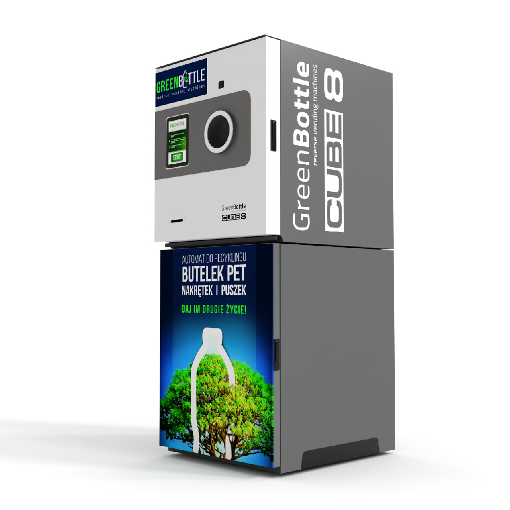 Butelkomat GreenBottle CUBE 8 M80 OUTDOOR - widok 2