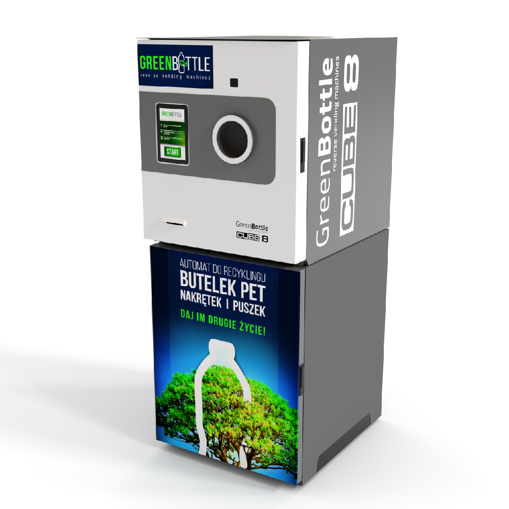 Butelkomat GreenBottle CUBE 8 M80 OUTDOOR - widok 4