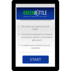 Butelkomat GreenBottle RVM Slim Ultra - widok 3