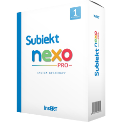 Subiekt nexo PRO – 1 stanowisko