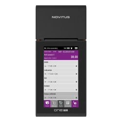 NOVITUS ONE PRO — Czarna kasa — widok z przodu